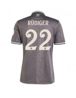 Real Madrid Antonio Rudiger #22 Alternativní Dres 2024-25 Krátký Rukáv